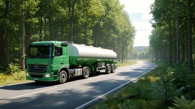 ​مشخصات و قیمت تریلر تانک دو محور (تانکر سوخت/مایعات) | دوام بدنه با خم و برش دقیق عباسی